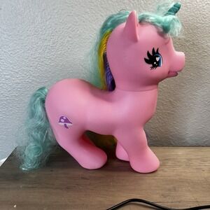Vintage My Little Pony Fakie Mushroom Unicorn 10" Pink Pony SML 16-B1 See Photos